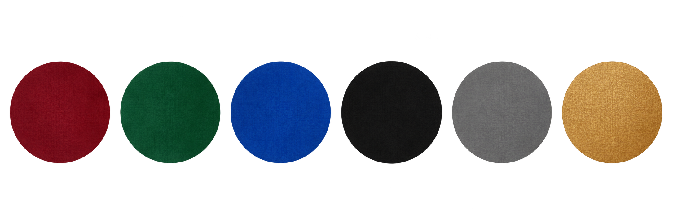 Paleta sugerida: vino, verde, azul, negro, gris, dorado